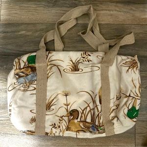 Wool Duck Blanket Duffle Bag